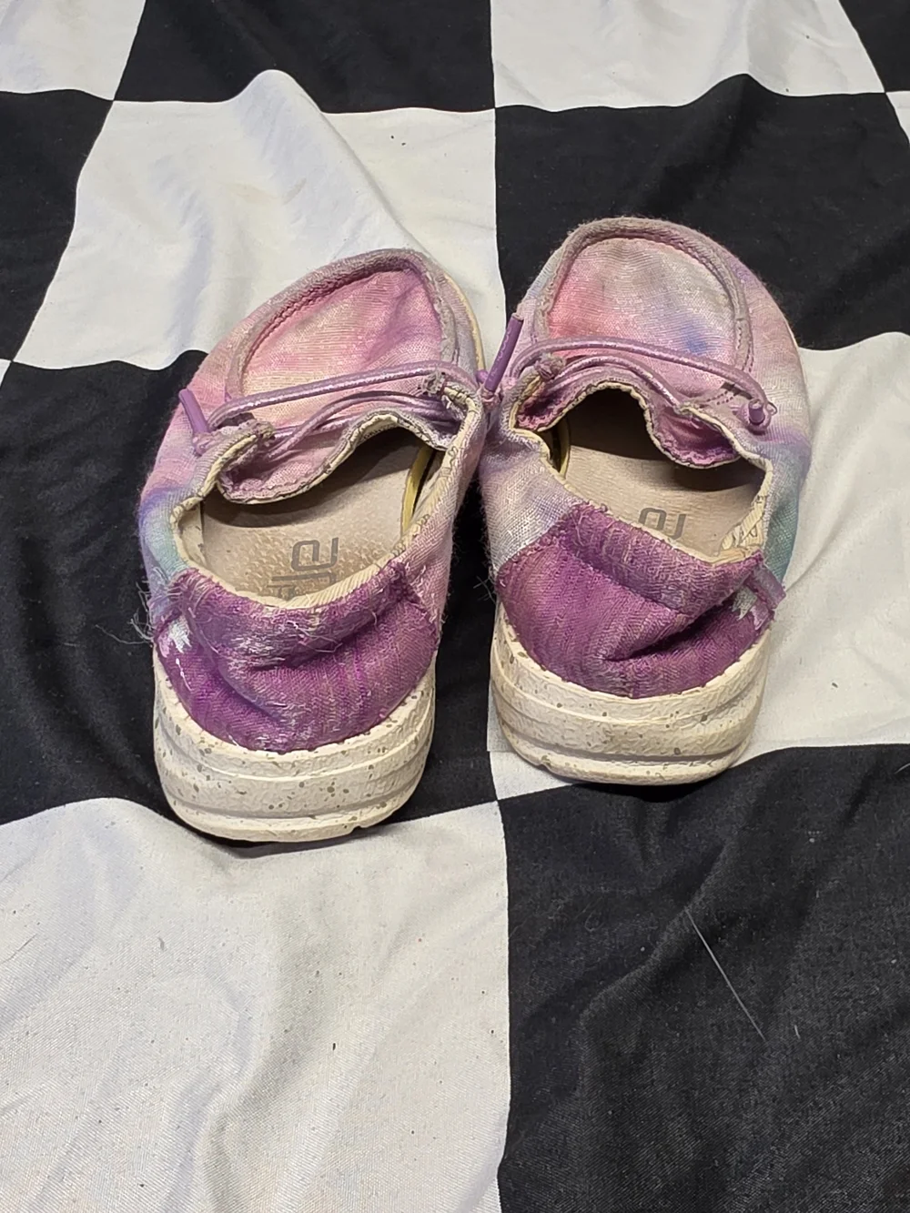 Hey Dude Kids Pink & Purple Tie-Dye Slip-On Sneakers